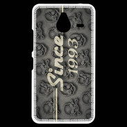 Coque Personnalisée Nokia Lumia 640XL LTE Since crane gris 1993