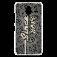 Coque Personnalisée Nokia Lumia 640XL LTE Since crane gris 1998