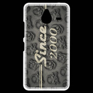 Coque Personnalisée Nokia Lumia 640XL LTE Since crane gris 2000