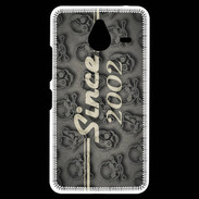 Coque Personnalisée Nokia Lumia 640XL LTE Since crane gris 2002