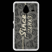 Coque Personnalisée Nokia Lumia 640XL LTE Since crane gris 2003