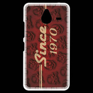 Coque Personnalisée Nokia Lumia 640XL LTE Since crane rouge 1970