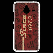 Coque Personnalisée Nokia Lumia 640XL LTE Since crane rouge 1973