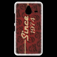 Coque Personnalisée Nokia Lumia 640XL LTE Since crane rouge 1974