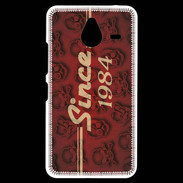 Coque Personnalisée Nokia Lumia 640XL LTE Since crane rouge 1984