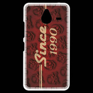 Coque Personnalisée Nokia Lumia 640XL LTE Since crane rouge 1990