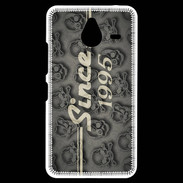 Coque Personnalisée Nokia Lumia 640XL LTE Since crane gris 1995