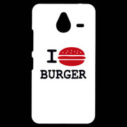 Coque Personnalisée Nokia Lumia 640XL LTE I love Burger
