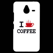 Coque Personnalisée Nokia Lumia 640XL LTE I love Coffee