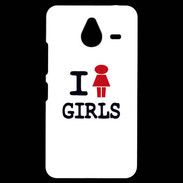 Coque Personnalisée Nokia Lumia 640XL LTE I love Girl