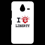 Coque Personnalisée Nokia Lumia 640XL LTE I love Liberty