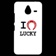 Coque Personnalisée Nokia Lumia 640XL LTE I love Lucky