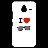 Coque Personnalisée Nokia Lumia 640XL LTE I love Lunette Fun 4