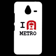 Coque Personnalisée Nokia Lumia 640XL LTE I love Metro