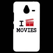 Coque Personnalisée Nokia Lumia 640XL LTE I love Movies