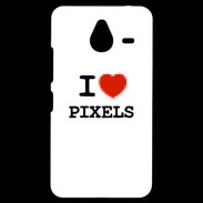 Coque Personnalisée Nokia Lumia 640XL LTE I love Pixels