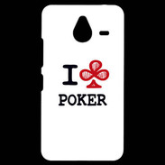 Coque Personnalisée Nokia Lumia 640XL LTE I love Poker Club