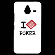 Coque Personnalisée Nokia Lumia 640XL LTE I love Poker Diamond