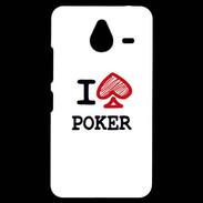 Coque Personnalisée Nokia Lumia 640XL LTE I love Poker Spade