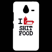 Coque Personnalisée Nokia Lumia 640XL LTE I love Shit Food