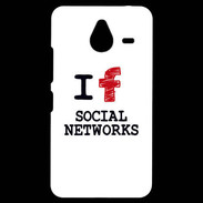 Coque Personnalisée Nokia Lumia 640XL LTE I love Social Net
