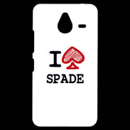 Coque Personnalisée Nokia Lumia 640XL LTE I love Spade