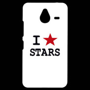 Coque Personnalisée Nokia Lumia 640XL LTE I love Stars