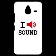 Coque Personnalisée Nokia Lumia 640XL LTE I love Sound
