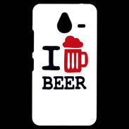 Coque Personnalisée Nokia Lumia 640XL LTE I love Beer