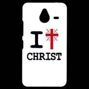 Coque Personnalisée Nokia Lumia 640XL LTE i love Christ