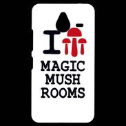 Coque Personnalisée Nokia Lumia 640XL LTE I love Mushrooms