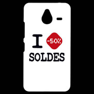 Coque Personnalisée Nokia Lumia 640XL LTE I love Soldes