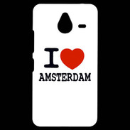 Coque Personnalisée Nokia Lumia 640XL LTE I love Amsterdam