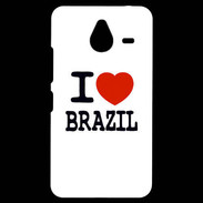 Coque Personnalisée Nokia Lumia 640XL LTE I love Brazil