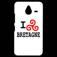 Coque Personnalisée Nokia Lumia 640XL LTE I love Bretagne 2