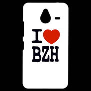 Coque Personnalisée Nokia Lumia 640XL LTE I love BZH