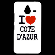 Coque Personnalisée Nokia Lumia 640XL LTE I love Cote d'Azur