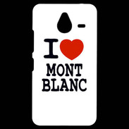 Coque Personnalisée Nokia Lumia 640XL LTE I love Mont Blanc