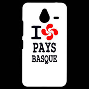 Coque Personnalisée Nokia Lumia 640XL LTE I love Pays Basque 2