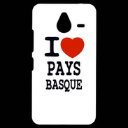 Coque Personnalisée Nokia Lumia 640XL LTE I love Pays Basque