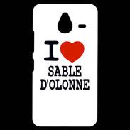 Coque Personnalisée Nokia Lumia 640XL LTE I love Sable d'Olonne