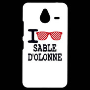Coque Personnalisée Nokia Lumia 640XL LTE I love Sable d'Olonne 2