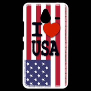 Coque Personnalisée Nokia Lumia 640XL LTE I love USA 3