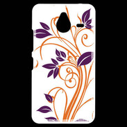 Coque Personnalisée Nokia Lumia 640XL LTE motif flora violet
