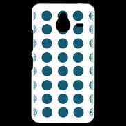 Coque Personnalisée Nokia Lumia 640XL LTE pois bleu foncé
