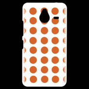 Coque Personnalisée Nokia Lumia 640XL LTE pois orange