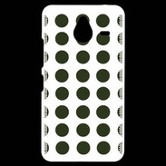 Coque Personnalisée Nokia Lumia 640XL LTE pois vert foncé