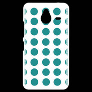 Coque Personnalisée Nokia Lumia 640XL LTE pois bleu clair