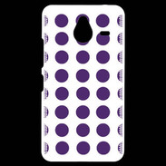 Coque Personnalisée Nokia Lumia 640XL LTE pois violet