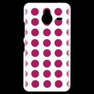 Coque Personnalisée Nokia Lumia 640XL LTE pois magenta